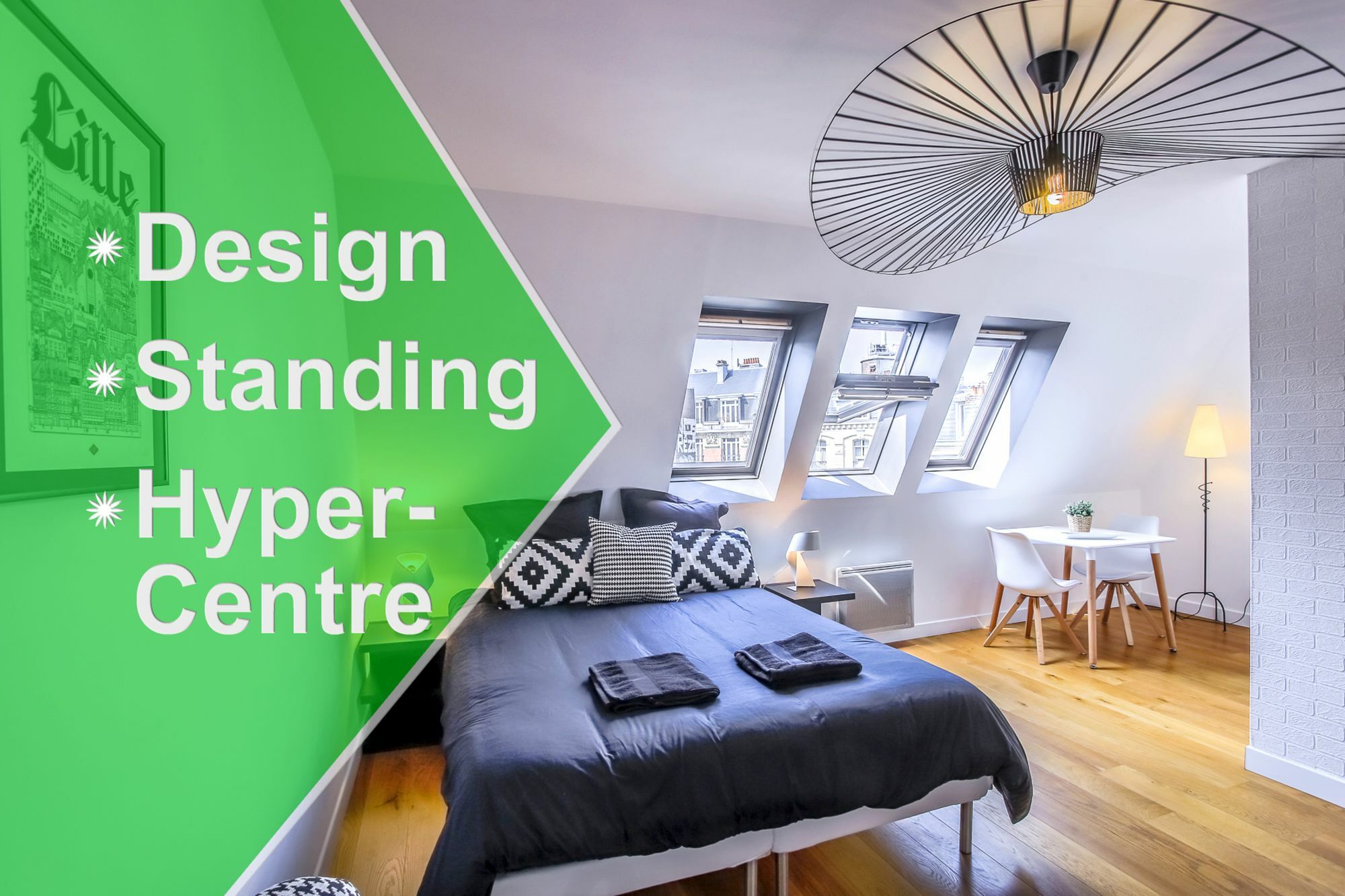 Appartement Design Hyper Centre Lille - Netflix Wifi Fibre - Parking Екстер'єр фото